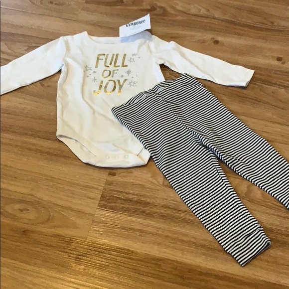 Gymboree Other - NWT Gymboree 12-18 mo long sleeve onesie/pants set